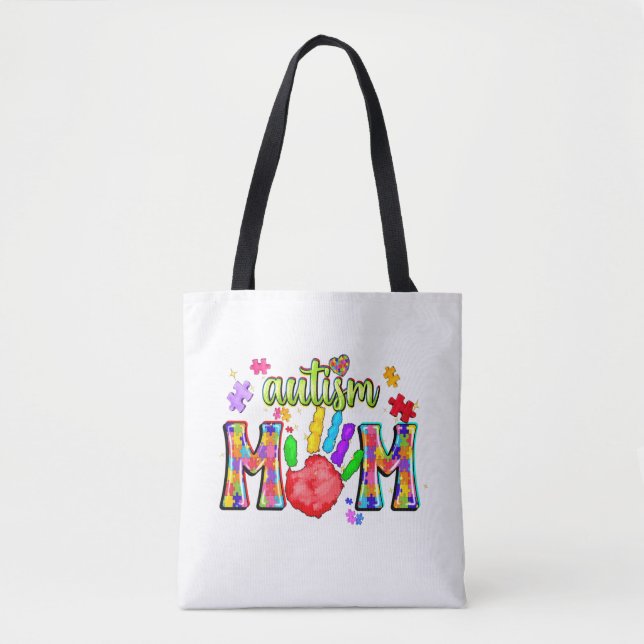 Bolsa Tote de Mãe Autista (Frente)