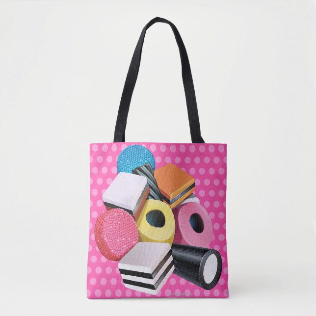 Bolsa Tote de Ombro. Candy Allsorve pinks em casca (Frente)