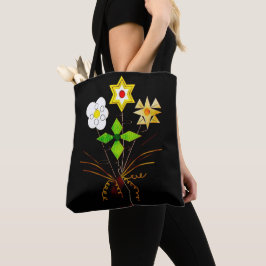 Bolsa Tote de Ombro "Flower Delivery" (Média)