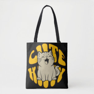 Bolsa Tote de Ombro Gatinho Fofo