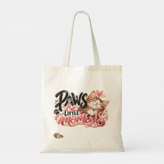 Bolsa Tote de Padrão Floral Aquarela de Cachorros