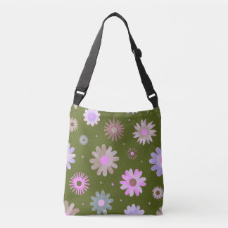 Bolsa Tote de Padrão Floral Macio