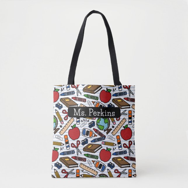 Bolsa Tote de Professora (Frente)
