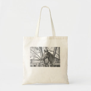 Bolsa Tote de retrato de cavalo