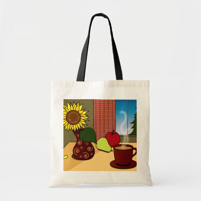 Bolsa Tote De "saco da ruptura café" (Frente)