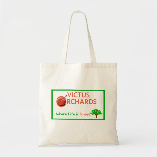 Bolsa Tote De "sacola dos pomares Victus" (Frente)