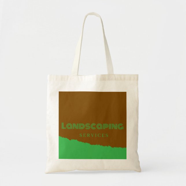 Bolsa Tote de Serviços de Paisagismo (Frente)