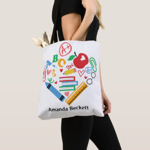 Bolsa Tote de Suprimentos Escolares para o Melhor