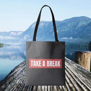 Bolsa Tote "Dê um Tempo"