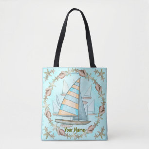Bolsa tote de veleiros