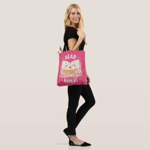 Bolsa Tote De volta à escola Livro do Sonolento Divertido Est