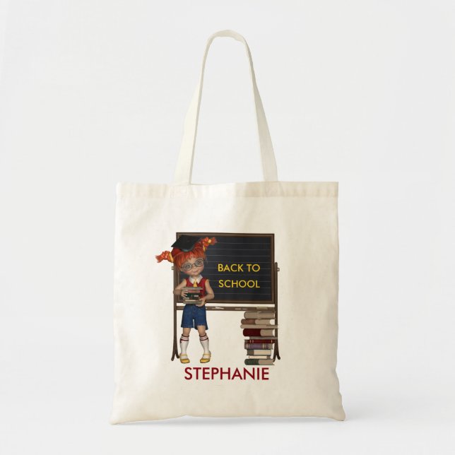 Bolsa Tote De volta à escola Tote BAG (Frente)