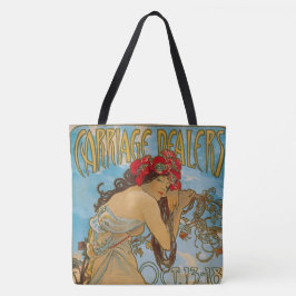 Bolsa Tote Dealers de carruagem por Alphonse Mucha (1902)