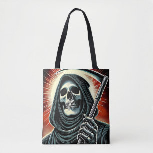 Bolsa Tote death character illustration
