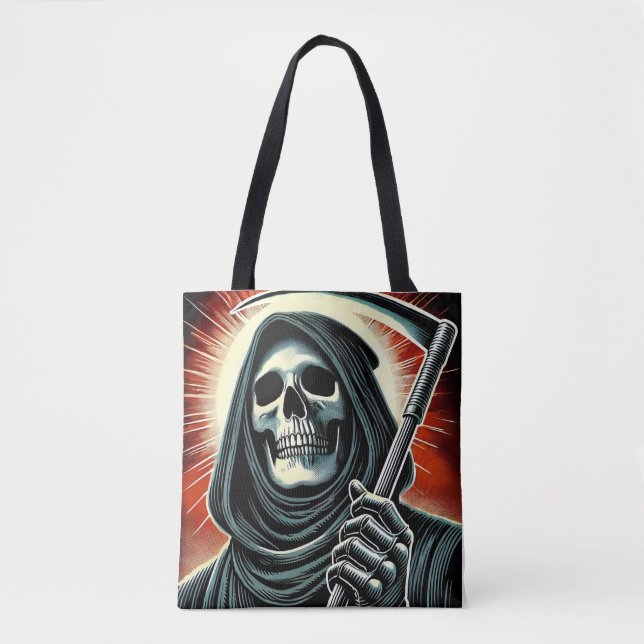 Bolsa Tote death character illustration (Frente)
