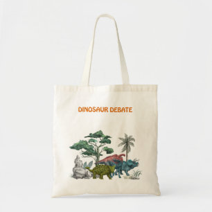 Bolsa Tote Debate sobre dinossauro