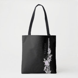 Bolsa Tote decor floral flutista