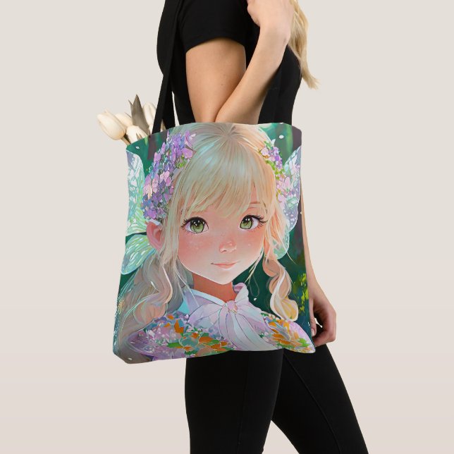 Bolsa Tote Decoração de parede com arte de fada (Close Up)
