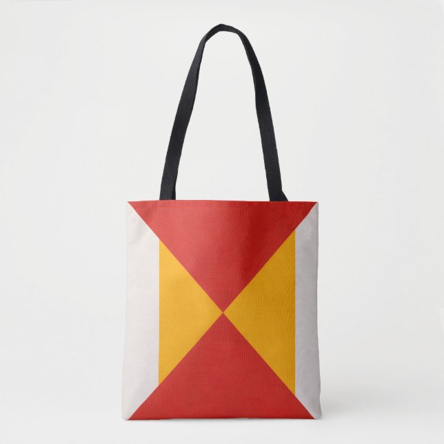 Bolsa Tote Decoração Geométrica (Frente)
