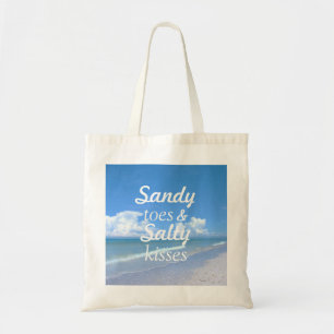 Bolsa Tote Dedos do pé de Sandy e beijos salgados