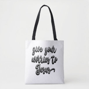 Bolsa Tote Deem As Vossas Preocupações A Jesus
