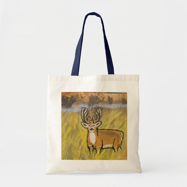 Bolsa Tote Deer in Fall Art Tote Bag (Frente)