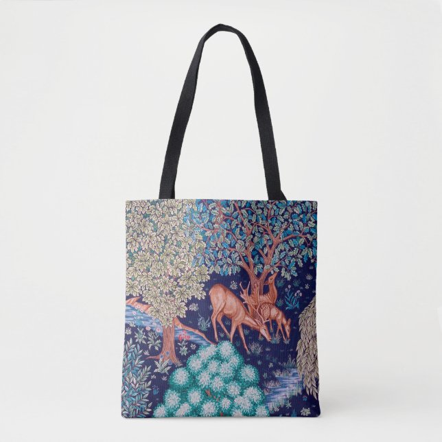 Bolsa Tote Deers in the Forest, William Morris (Frente)