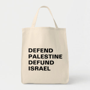 Bolsa Tote Defenda a Palestina desfinancie Israel - Anti Isra