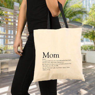 Bolsa Tote Definição da Melhor Mãe do Mundo