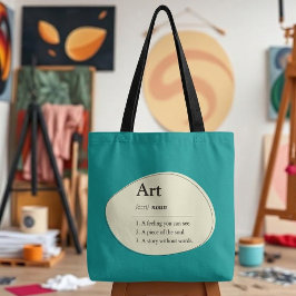 Bolsa Tote Definição de Arte Personalizada