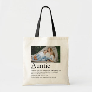 Bolsa Tote Definição de Tia Tia a Melhor do Mundo Foto