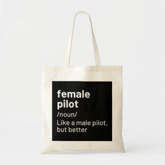 Bolsa Tote Definição do piloto feminino