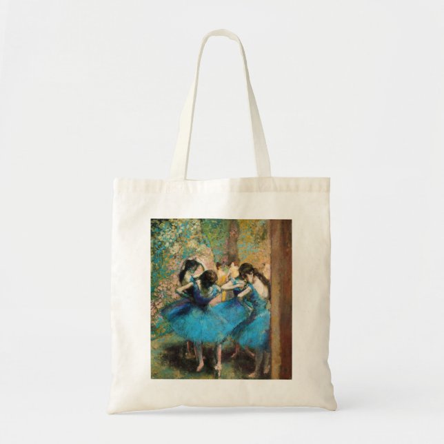 Bolsa Tote Degas Blue Dancers Tote Bag (Frente)