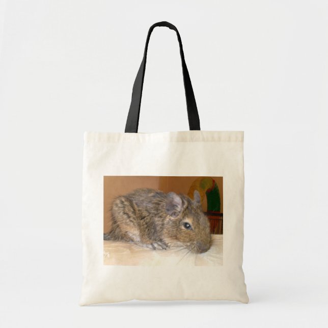 Bolsa Tote Degu relaxando Tote Bag (Frente)
