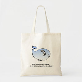 Bolsa Tote Deixa-te Levar - Sacola Tote Baleia