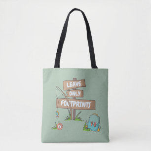 Bolsa Tote Deixar Apenas Pegadas Assinar Ataque