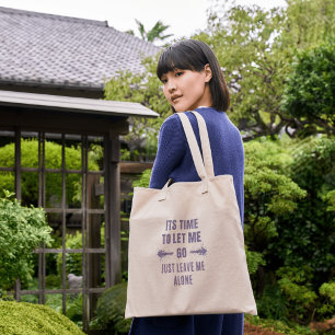 Bolsa Tote deixe a mente definir a autoexpressão emocional te