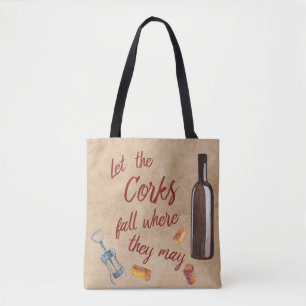 Bolsa Tote Deixe a queda das cortiça onde podem sacola do