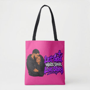 Bolsa Tote Deixe Deus escrever sua história de amor