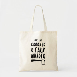 Bolsa Tote Deixe-nos sentar tote. curvado e da conversa do