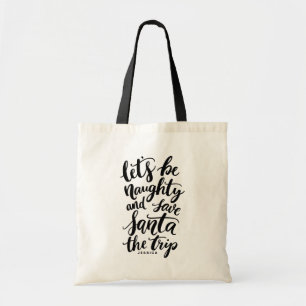 Bolsa Tote Deixe-nos ser mão impertinente engraçados rotula