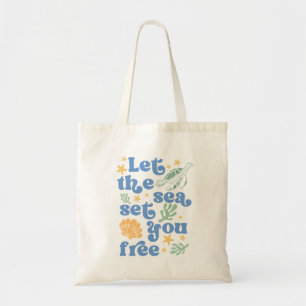 Bolsa Tote Deixe o mar te liberar - Cota de Verão Retroativa