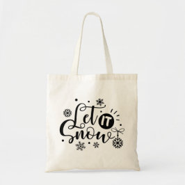 Bolsa Tote Deixe-o nevar