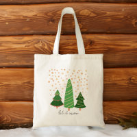 Deixe-o nevar presentes de Natal para ela