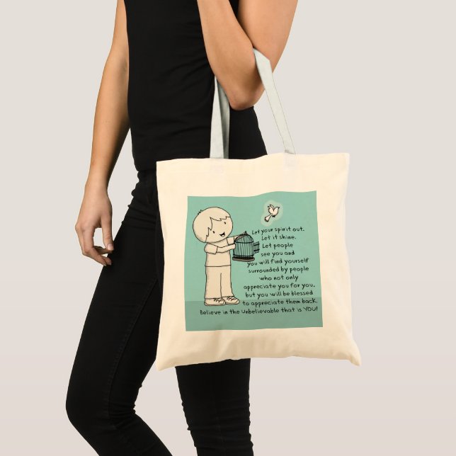 Bolsa Tote Deixe Seu Espírito Fora (Frente (produto))