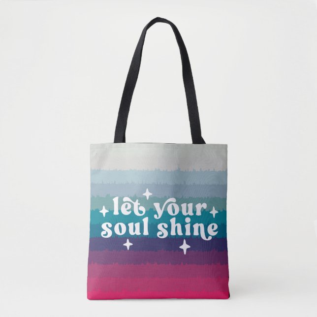 Bolsa Tote Deixe Sua Alma Brilhar (Frente)