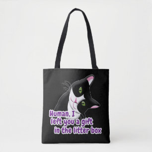 Bolsa Tote Deixei-te um Gato Presente