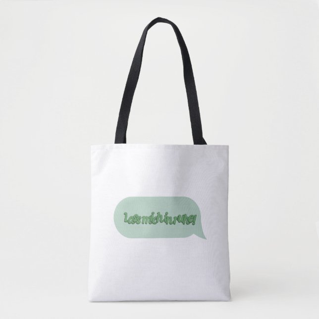 Bolsa Tote Deixem-me em paz! (Frente)