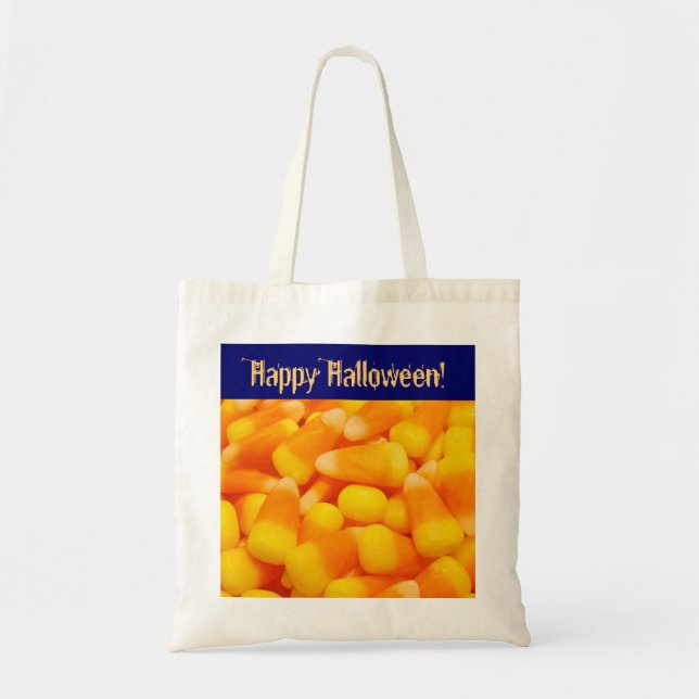 Bolsa Tote Deleites felizes do milho de doces das sacolas do (Frente)
