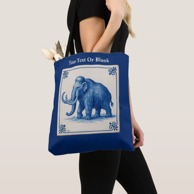 Bolsa Tote Delft Wooly Mammoth (Close Up)